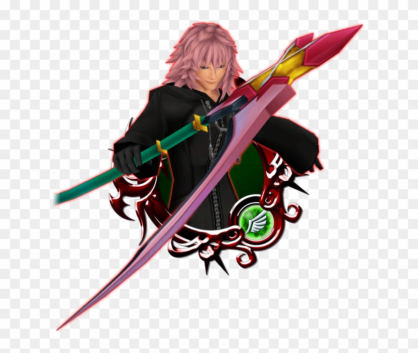 Marluxia B - Kingdom Hearts Unchained X Luxord Clipart #3463817