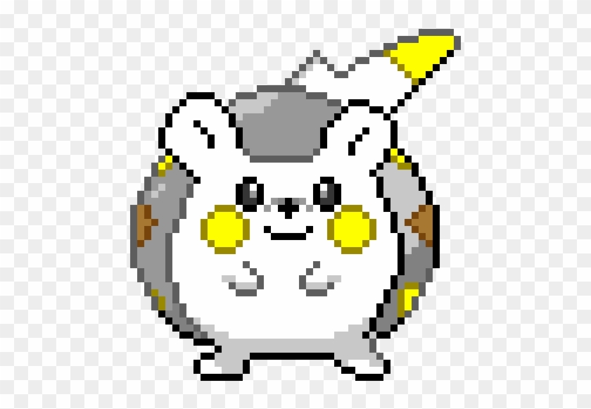 Togedemaru - Umbreon Shiny Pixel Art Clipart