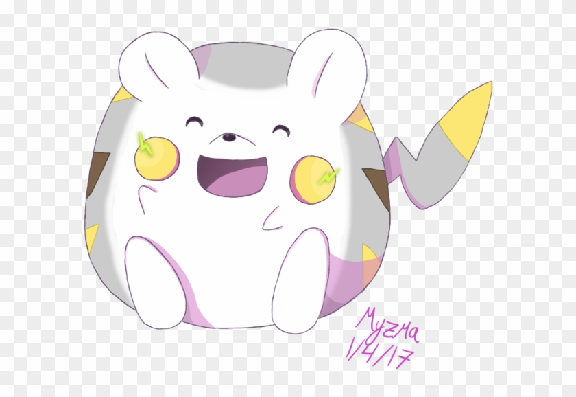 Togedemaru - Cartoon Clipart #3464134