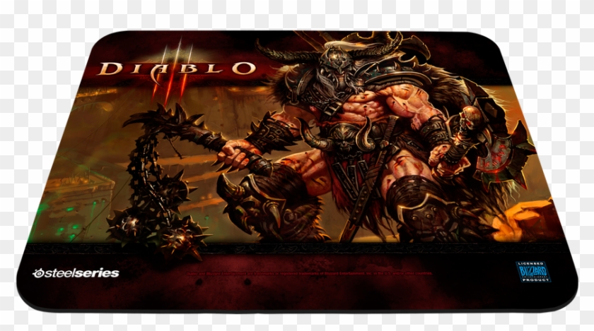 Qck Diablo3 Barbarian Edition - Steelseries Qck Diablo 3 Barbarian Edition Clipart