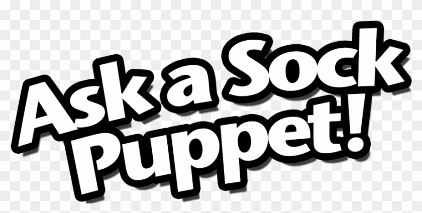 Ask A Sock Puppet - Calligraphy Clipart