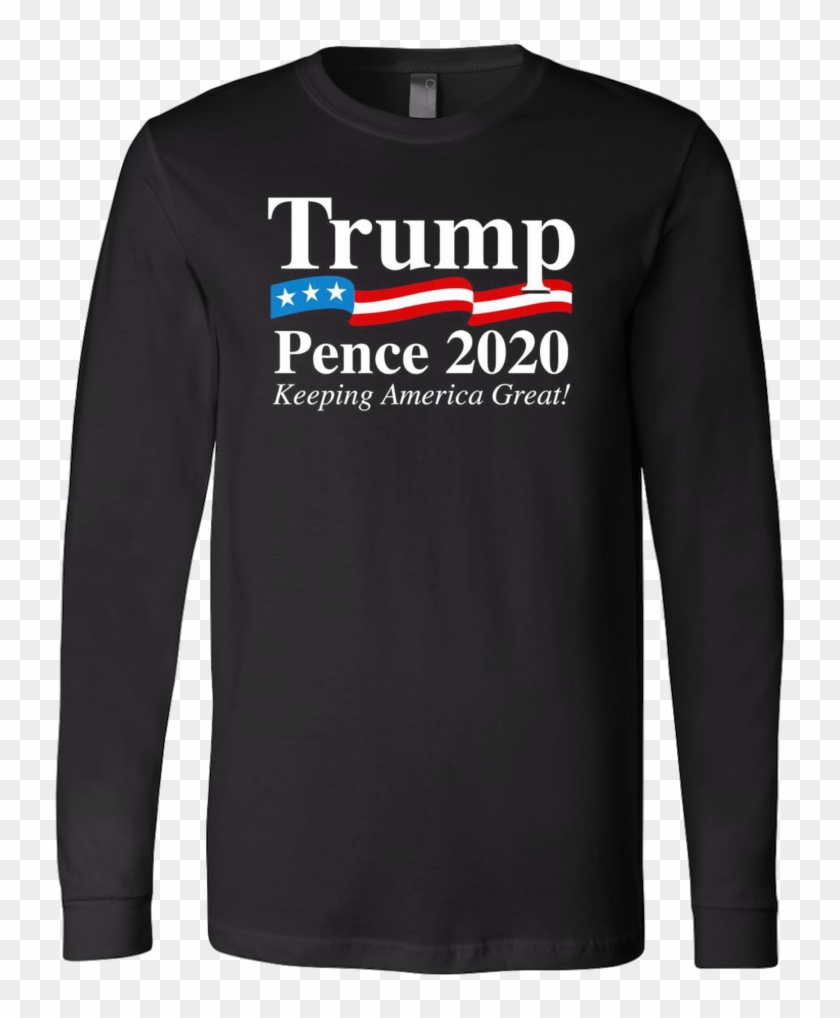 Trump Pence 2020 Long Sleeve Shirt - Mr Beast Shirt Clipart #3465167
