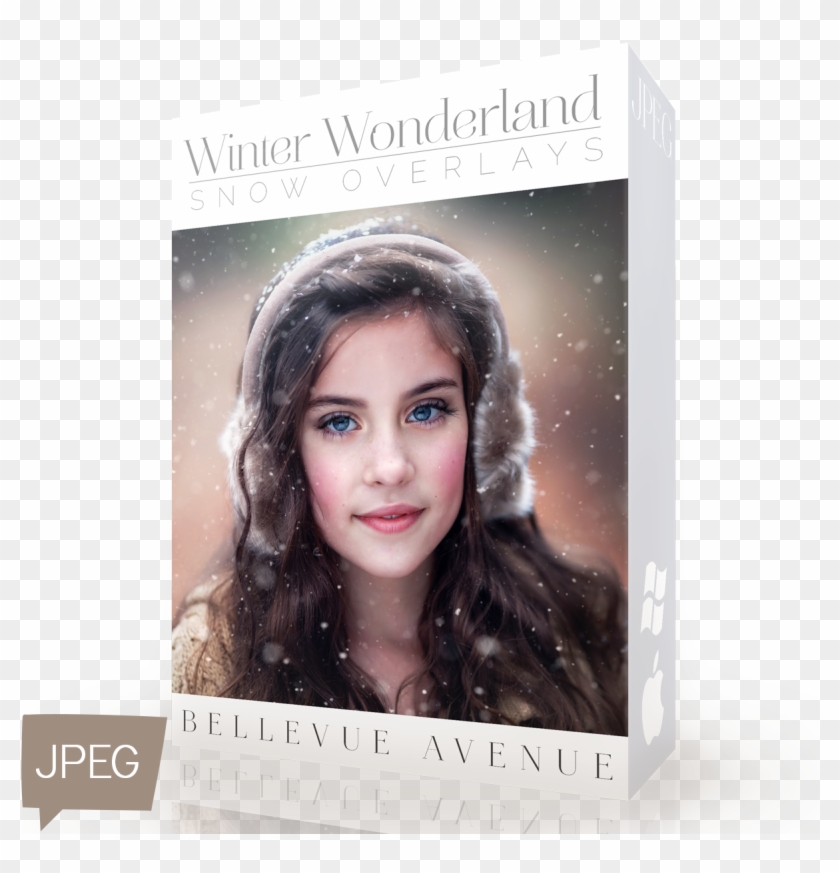 Winter Wonderland Snow Overlays , Png Download - Girl Clipart #3465519