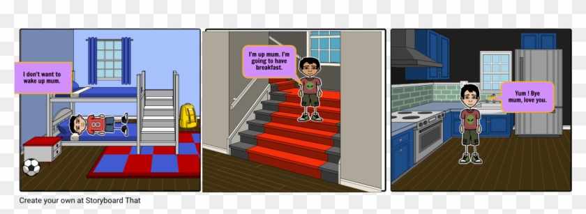 Carters Comic - Stairs Clipart