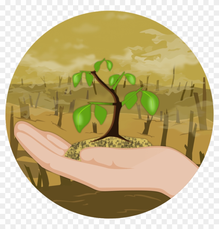 File - Deforestation - Svg - Creative Pics Of Deforestation Clipart #3465943