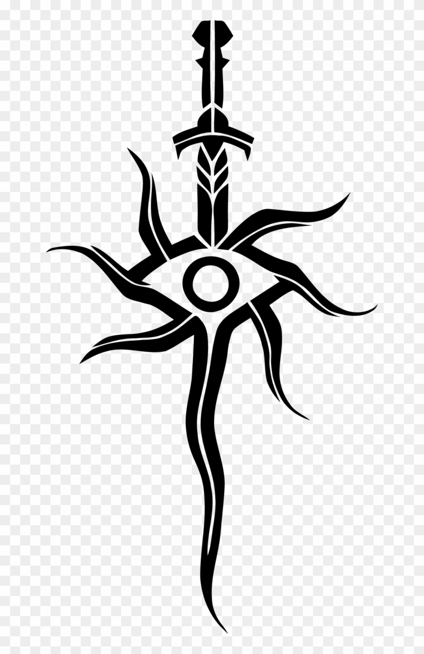 Dragon Age Inqisition Logo Vector By Vanyanie - Dragon Age Inquisition Sword Logo Clipart