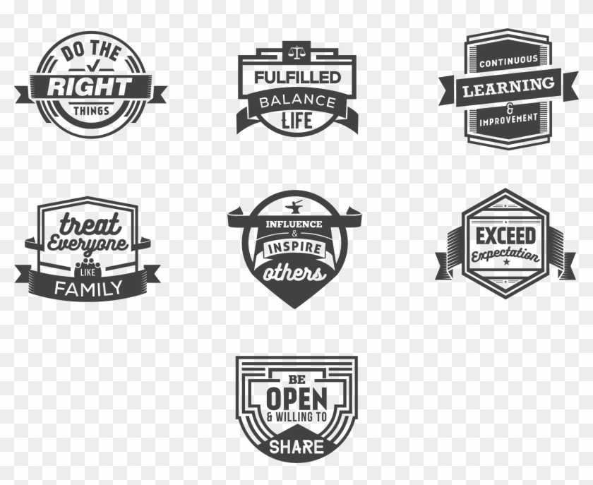 Chin Hin Core Values - Label Clipart #3466419