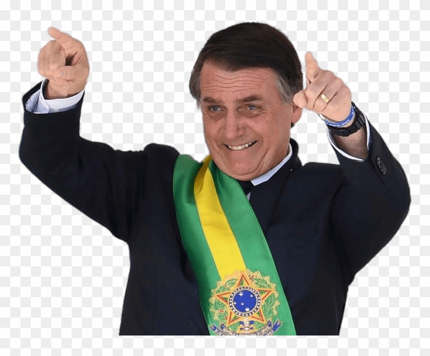 Jair Bolsonaro Pointing To The Public - Brazil's New President Jair Bolsonaro Clipart #3467167