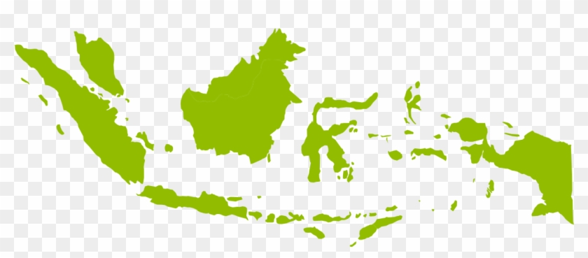 Indonesia - Malaysia - Map Graphic South East Asia Clipart