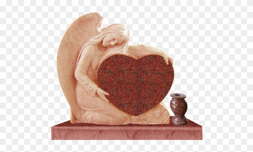 Family Name - Angel Heart Headstone Clipart #3467380