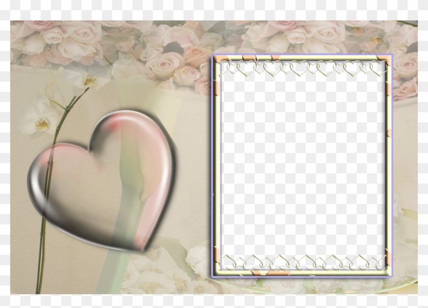 Marco Corazon - Molduras Para Fotos Casal Clipart #3467905