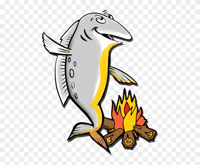 Fully Cooked Low & Slow, Eat Hot Or Cold Hickory Smoked - Smoked Fish Clip Art - Png Download