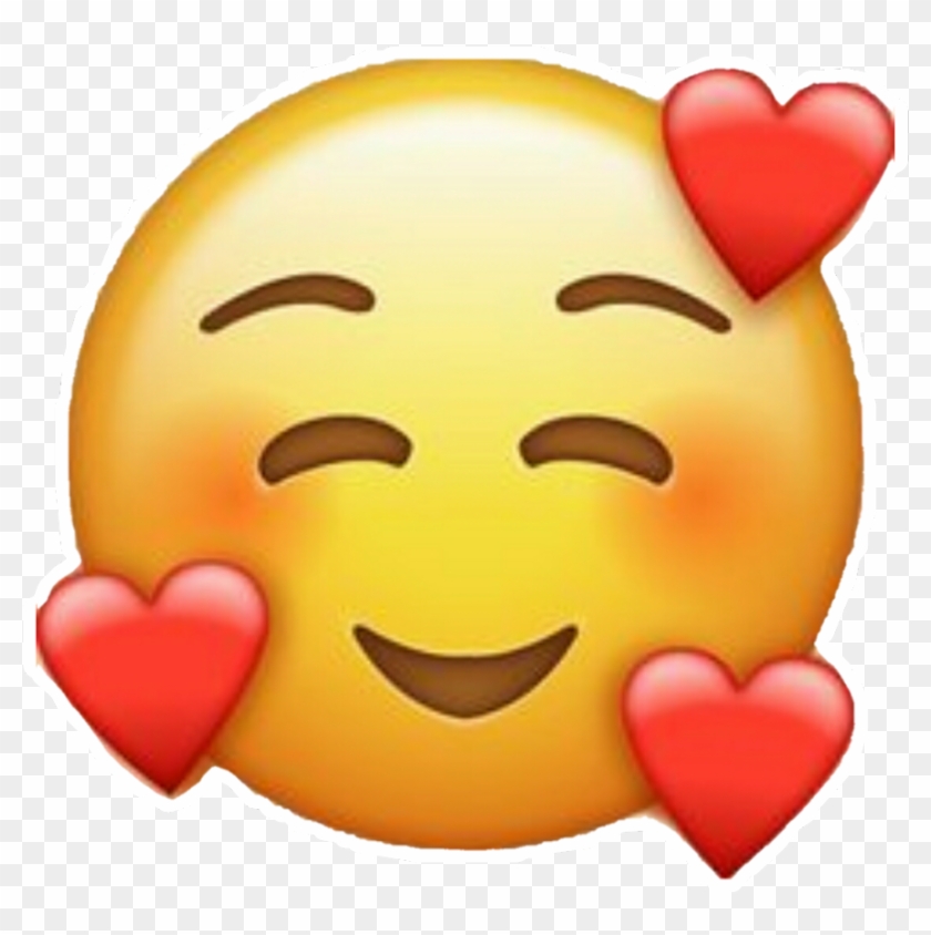 Emoji Corazones Enamorado Sticker By Kawaii Majo Yt - Emoji With Hearts Clipart