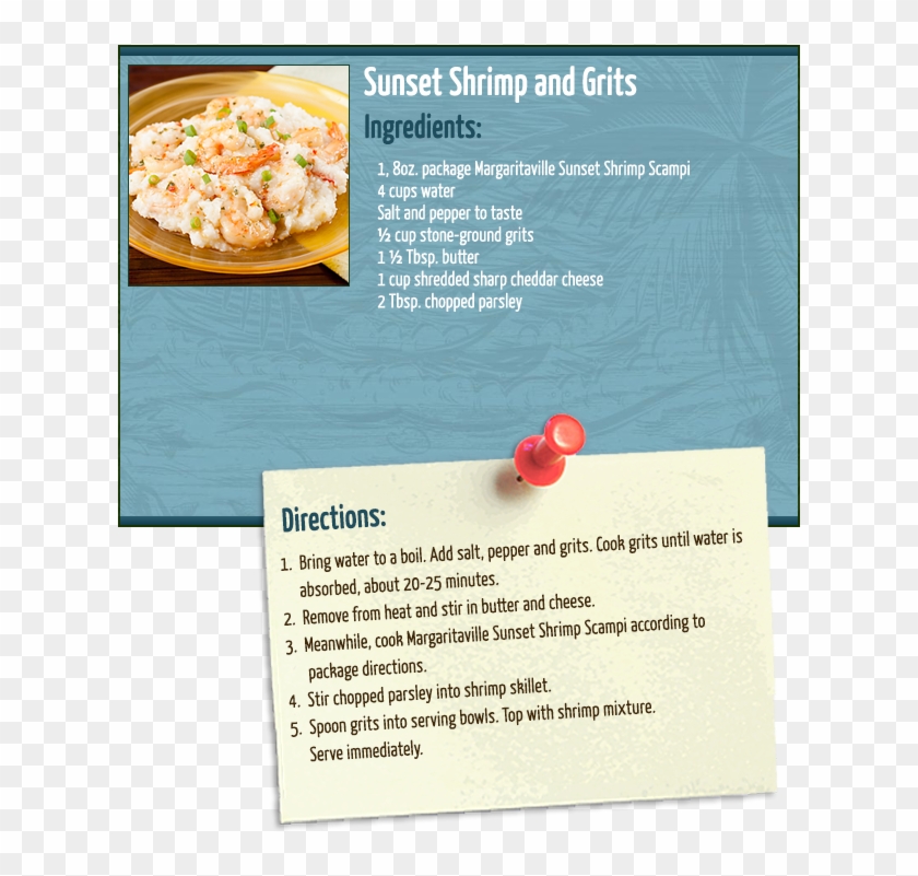 Sunset Shrimp & Grits - Omelette Clipart