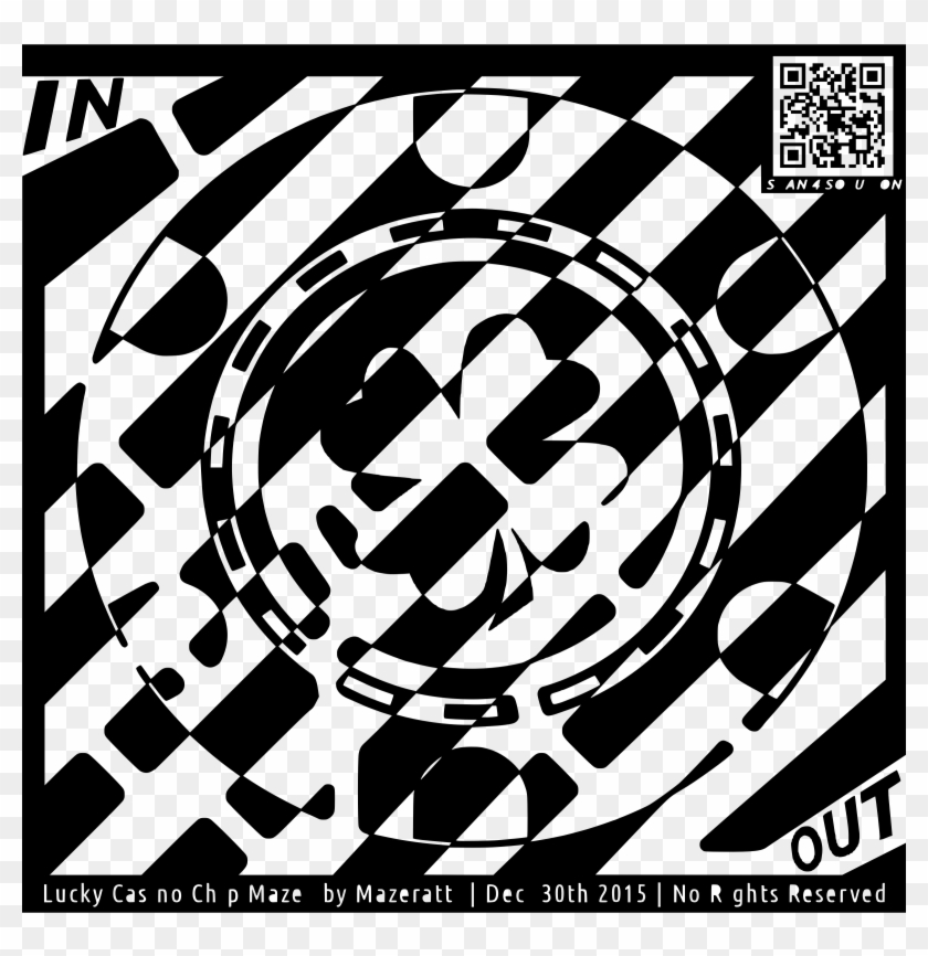 This Free Icons Png Design Of Lucky Casino Chip Maze - Graphic Design Clipart