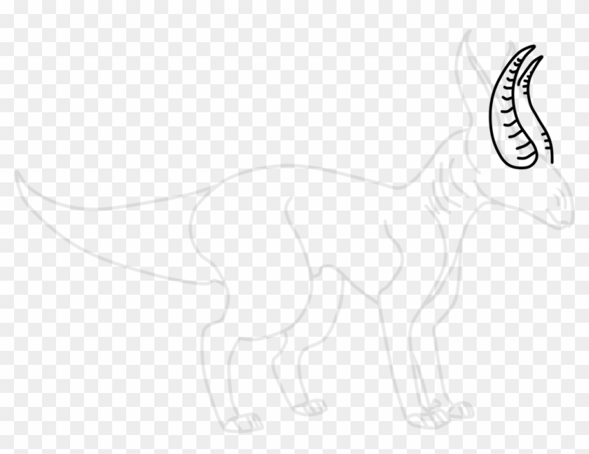 Dragon Horns - Sketch Clipart