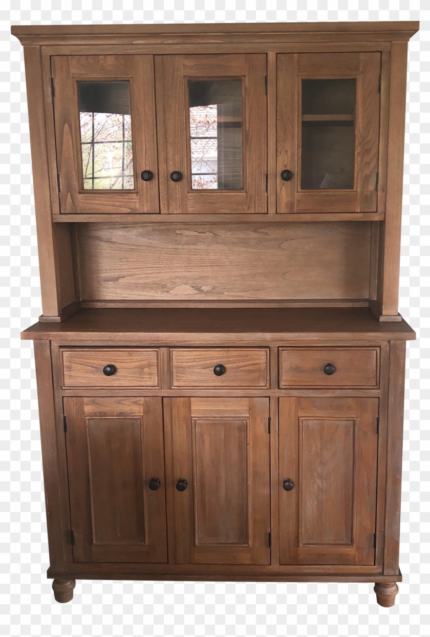 Crate & Barrel 2 Piece Hutch On Chairish - China Cabinet Clipart #3469761