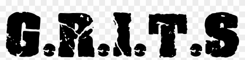 G - R - I - T - S Decal - Silhouette Clipart