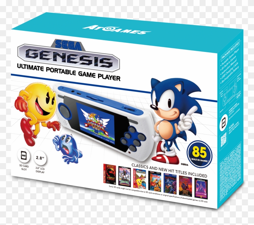 Sega Genesis Ultimate Portable Game Player - Sega Ultimate Portable Game Player 2017 Clipart #3469927