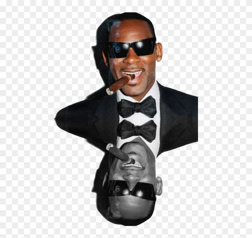 R Kelly Smoking Bw - R Kelly Smoking Cigar Clipart #3470144