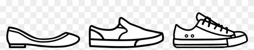 Banner Royalty Free Stock Gekks The Innovative No Show - Womens Shoes Black And White Clip Art - Png Download