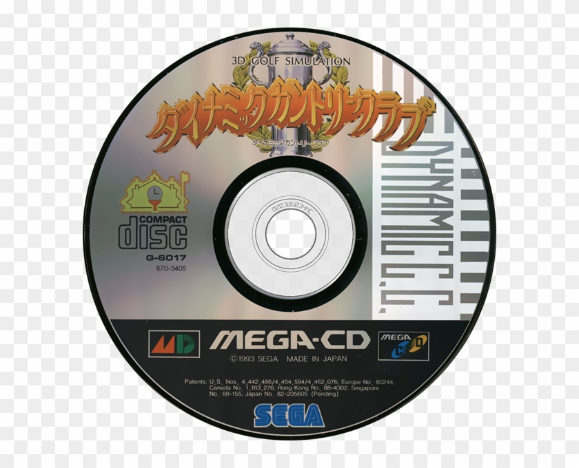 Dynamic Country Club - Hyperspin Sega Mega Cd Wheel Png Clipart