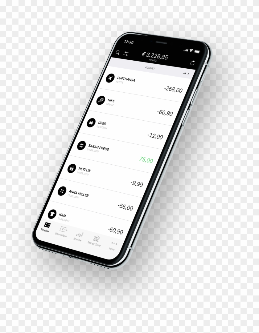 Die Smarteste Banking-app Für Ein Finanziell Sorgenfreies - Smartphone Clipart #3470414