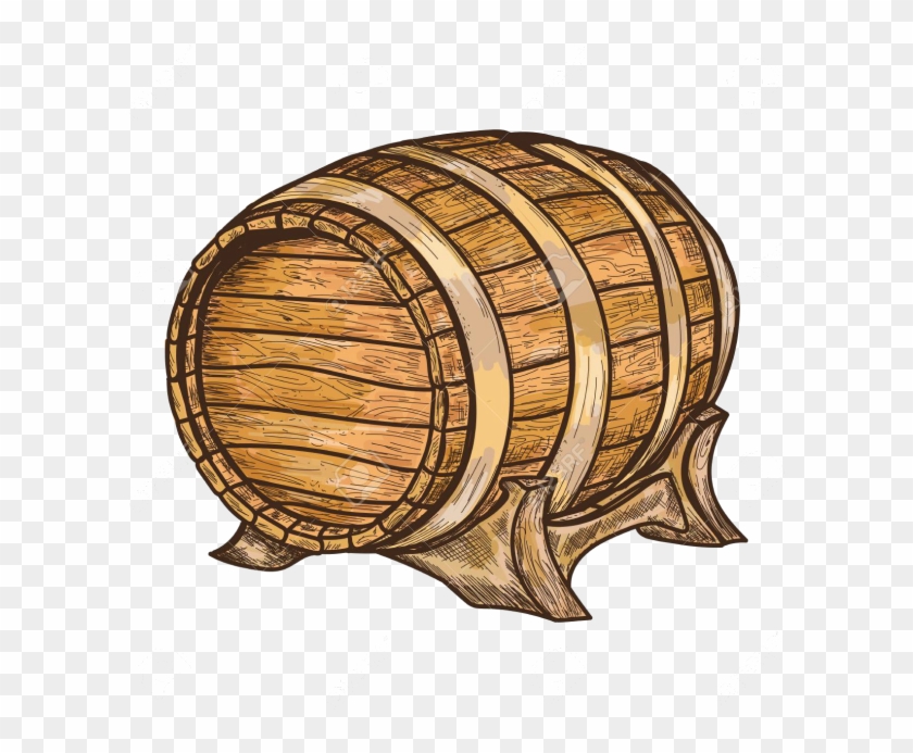Imagen " - Wooden Beer Barrel Keg Clipart