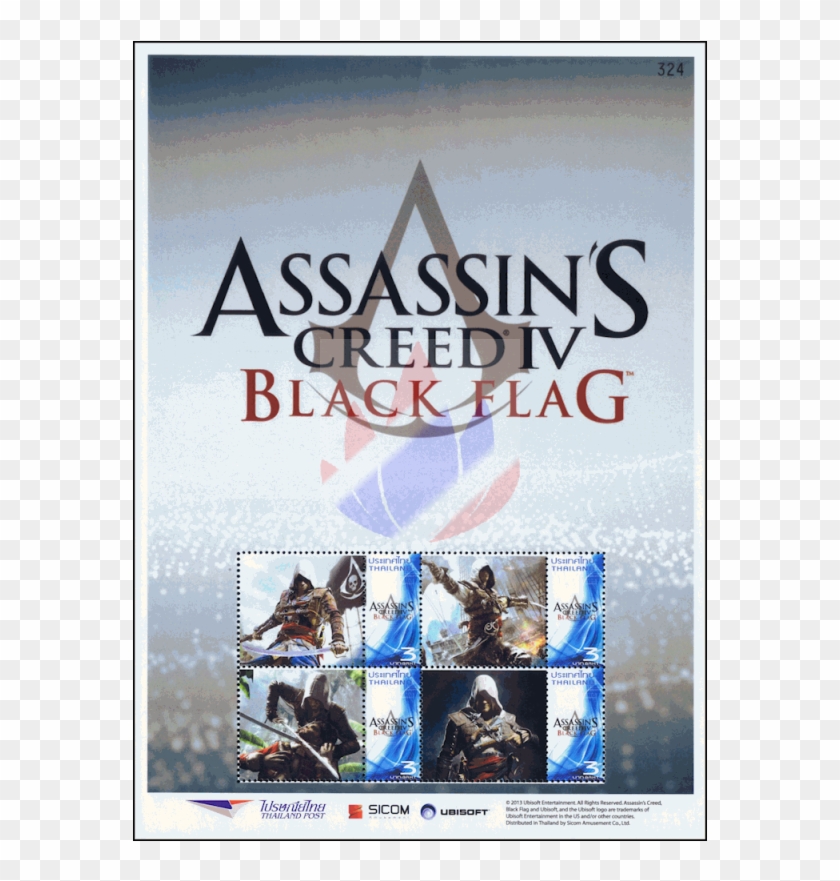 Sicom/ubisoft Assassin´s Creed Iv Black Flag Ps - Assassin's Creed Black Flag Лого Clipart