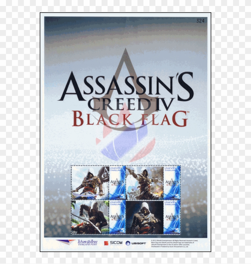 Sicom/ubisoft Assassin´s Creed Iv Black Flag Ps - Assassin's Creed Black Flag Лого Clipart #3470836