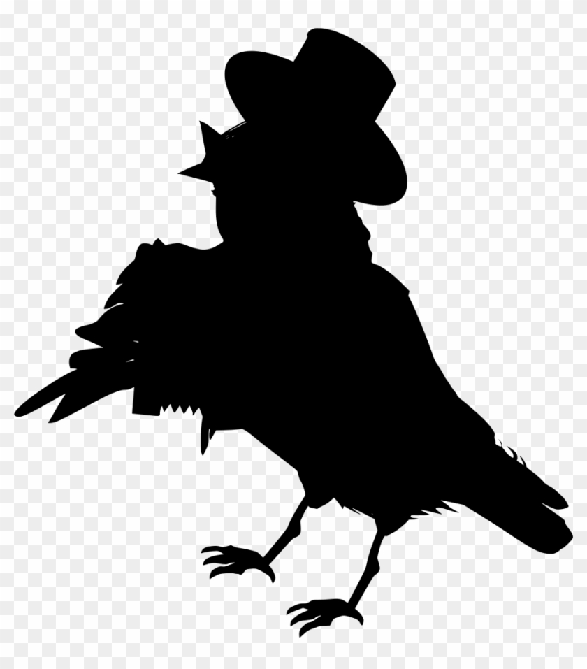 Download Png - Crow Clipart #3470934