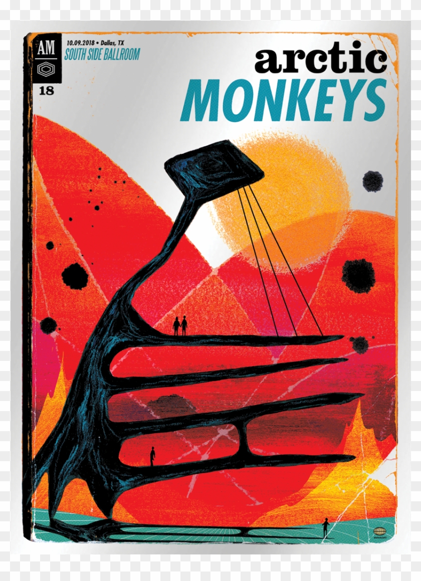 'dallas Limited Edition Foil Screenprint' Arctic Monkeys - Screen Printing Clipart #3471113