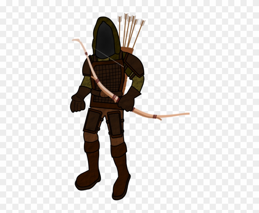 Computer Icons Target Archery Bow And Arrow - Ranger Archer Clipart - Png Download