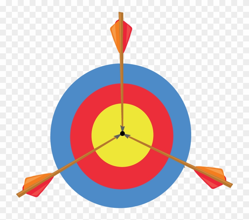 Arrow Target - Target Archery Clipart