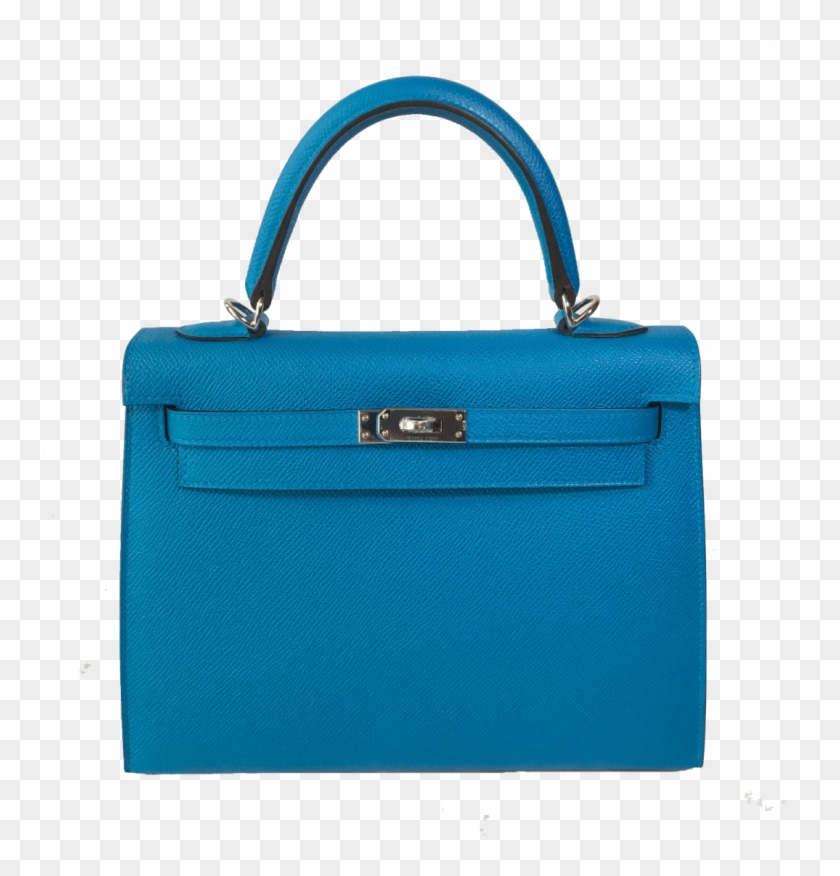 Hermes Kelly Sellier 25 Veau Epsom Blue Zanzibar Palladium - Hermes Red Epsom Kelly Clipart