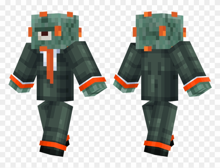 Guardian Suit - Minecraft Pulp Fiction Skin Clipart #3471792