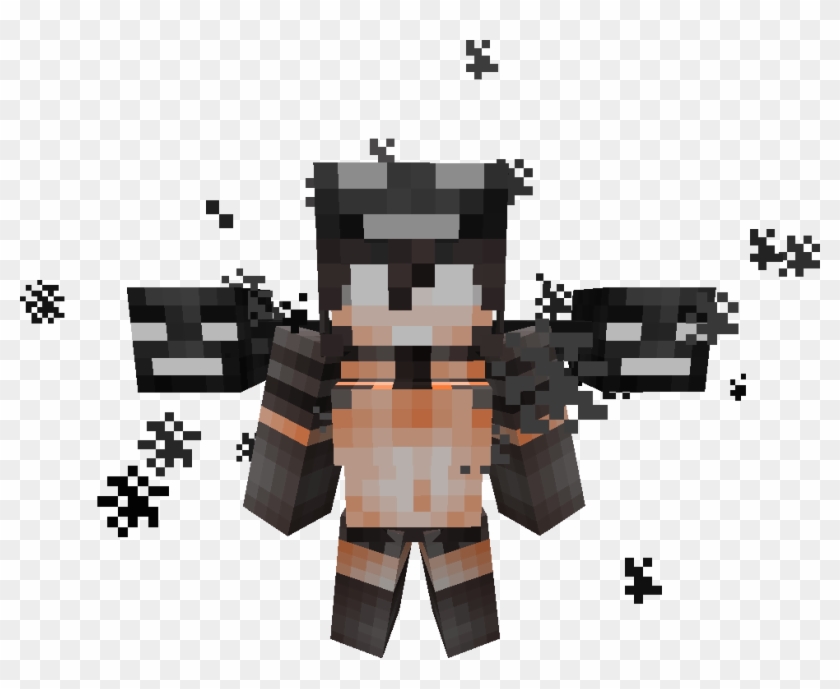 The Wither Girl - Minecraft Mo Withers Mod Clipart