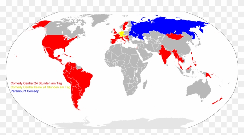 Comedy Central Karte - Mena Region World Map Clipart