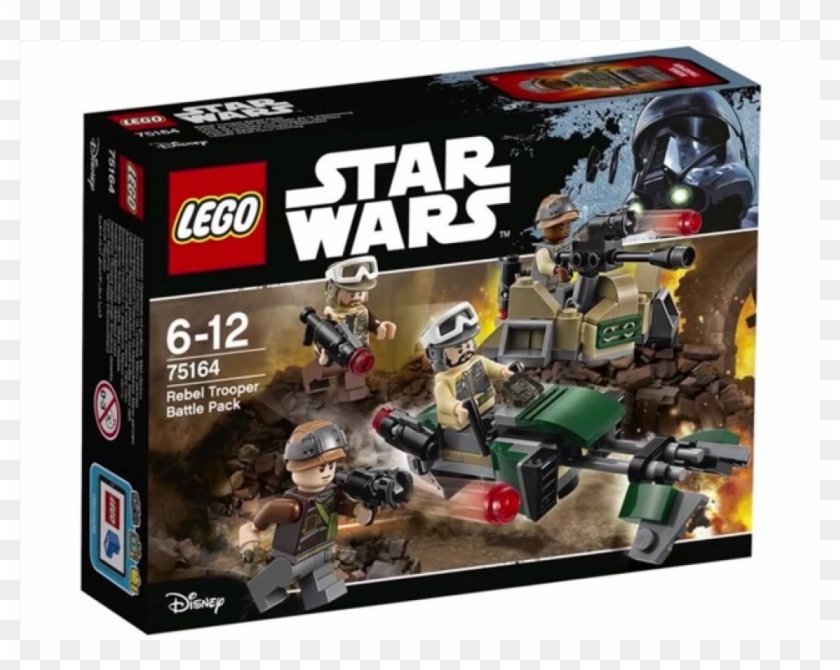 75164 1 - Lego Star Wars Rebel Trooper Battle Pack Clipart #3472854
