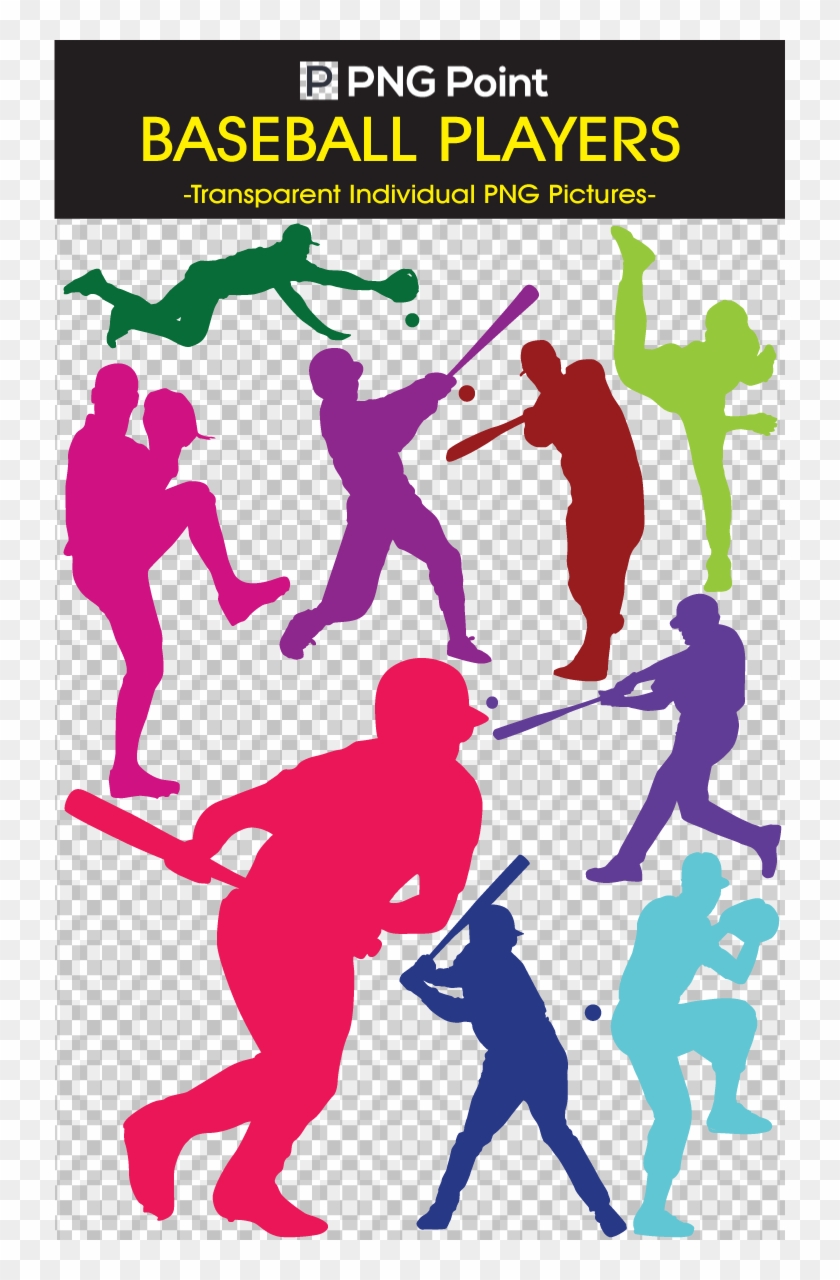 Silhouette Images, Icons And Clip Arts Of Baseball - Illustration - Png Download #3473162