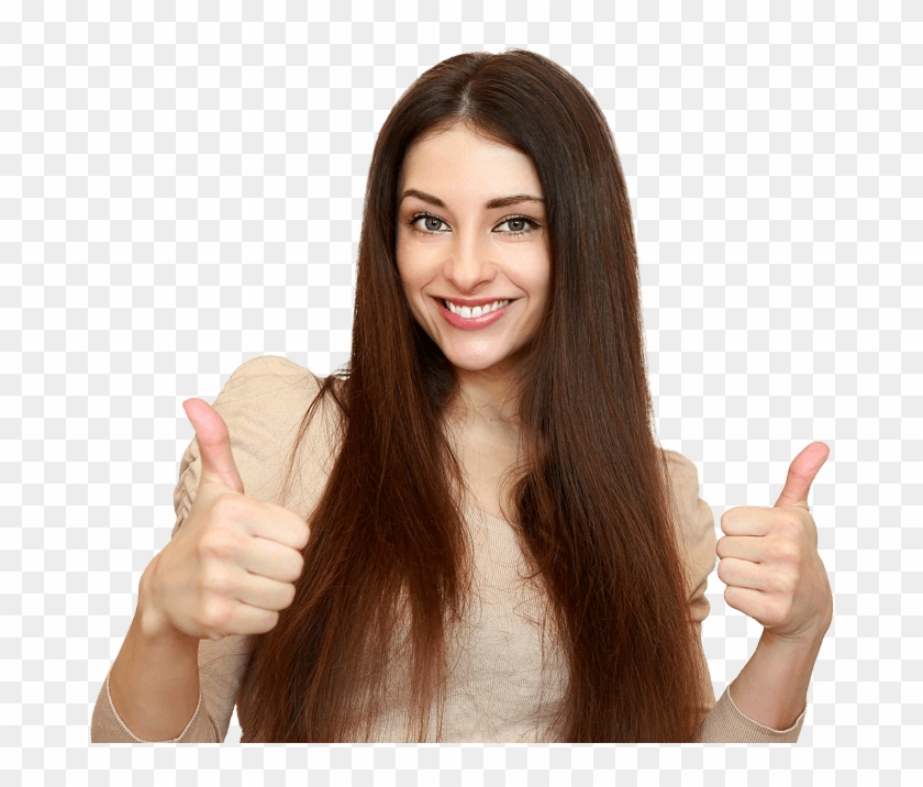 Personas Con El Pulgar Arriba Png , Png Download - Light Brown Hair Wig Clipart