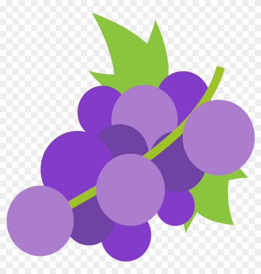 Grape Clipart Emoji - Fruit Emoji Facebook - Png Download #3473692