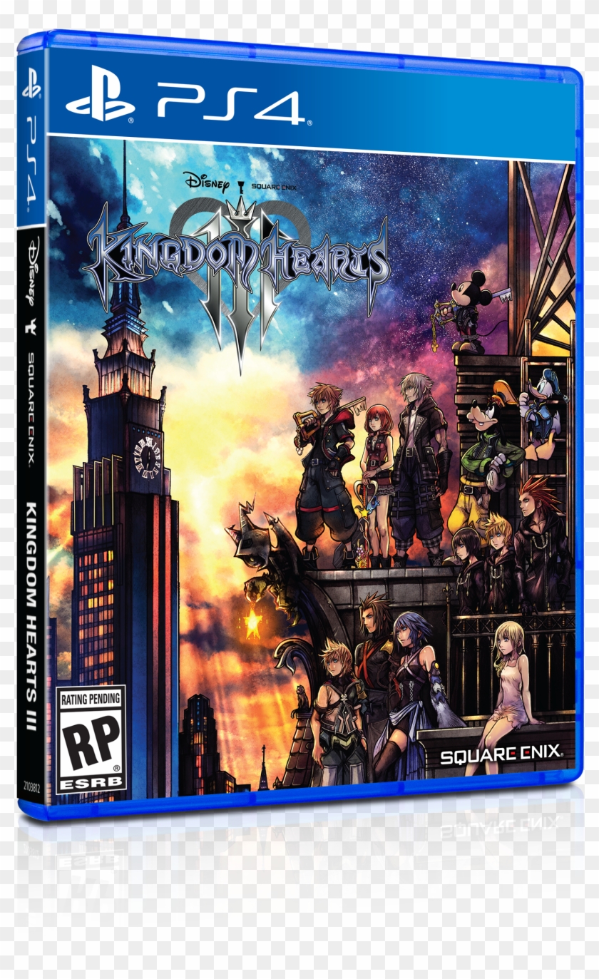Kh3[kh3] Official Box Rendering - Kingdom Hearts Iii Ps4 Cover Clipart