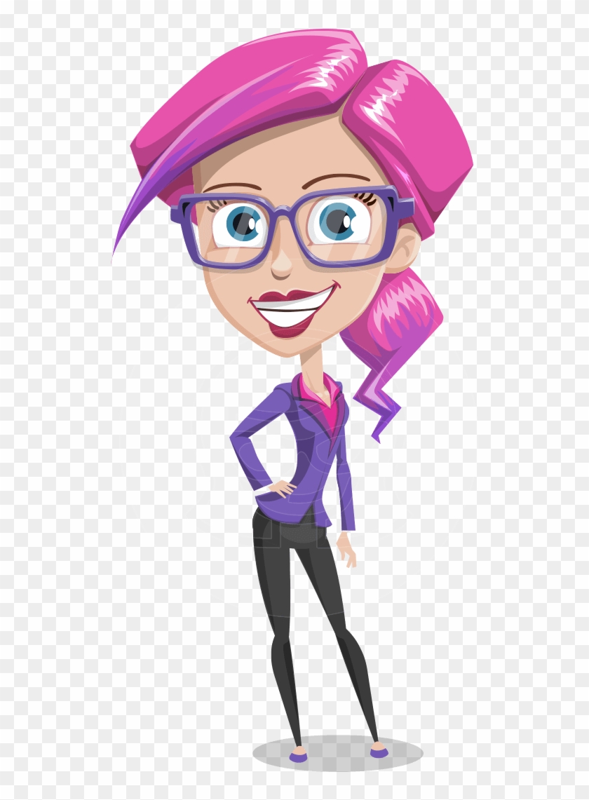 Easy Vector Character Inspiration - Skinny Girl Cartoon Characters Clipart