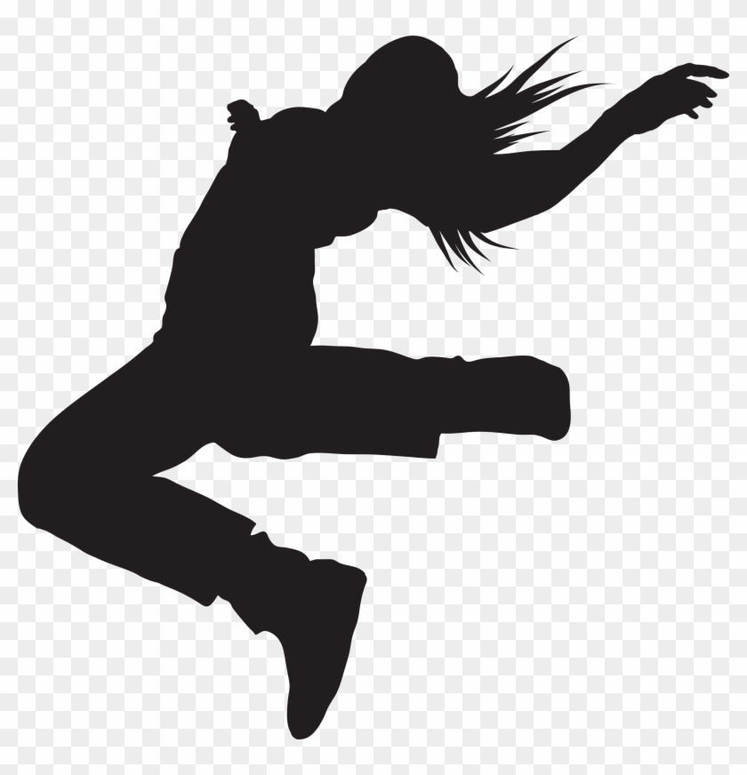 Vector Woman Silhouette Gjctrslu - Jumping Clipart #3474357