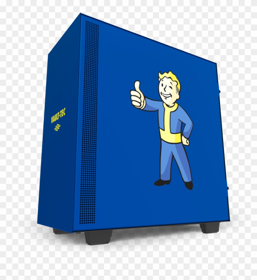 Nzxt H500 Edición Limitada Con Vault Boy Y Su Icónica - H500 Vault Boy Clipart