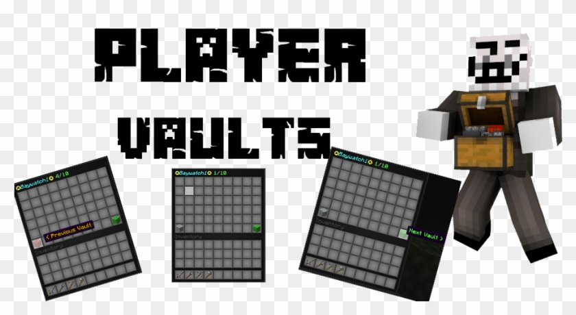 Start - Minecraft Virtual Vaults Plugin Clipart #3475077
