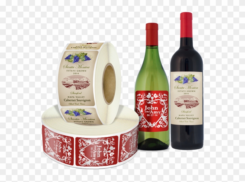 Beer Labels - Wine Bottle Label Roll Clipart