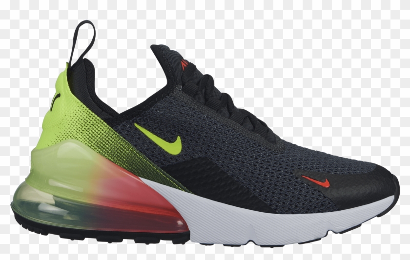 Foot Locker - Air Max 270 Anthracite Volt Black Bright Clipart