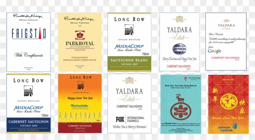 Your Personalized Wine Labels With A Wide Selection - Graphic Design Clipart